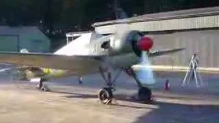 J 22 - swedish WW2 fighter starting engine