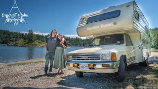 Van Life Tour | Restored Vintage Toyota Camper Van. Life as traveling Filmmakers.