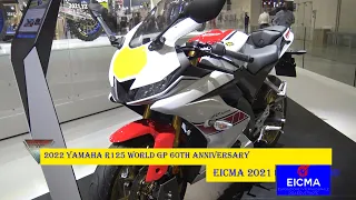 2022 Yamaha R125 World GP 60th Anniversary Walkaround Eicma 2021