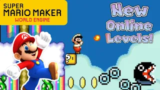 Super Mario Maker World Engine 3.2.2 - PLAYING ONLINE LEVELS ON PC!