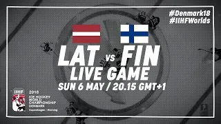 Latvia - Finland | Full Game | 2018 IIHF Ice Hockey World Championship