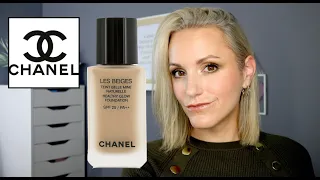 CHANEL Les Beiges Healthy Glow Foundation Review & Wear Test - Over 40