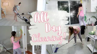 ALL DAY CLEAN WITH ME! | EXTREME CLEANING MOTIVATION!