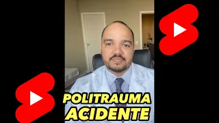 POLITRAUMATISMO em vítimas de acidente APÓS QUEDA DE AVIÃO ✈️  MECANISMO DO TRAUMA #shorts