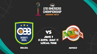 Brazil v Mexico | Full Basketball Game | FIBA U18 Americas Championship 2022