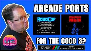 LET'S PLAY Arcade Games On The TRS-80 Color Computer 3