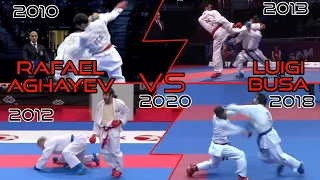 Rafael Aghayev Vs Luigi Busa best moments over the years 2010, 2012, 2013, 2018, 2020