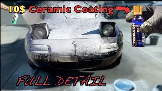 DIRTY Mazda Miata Detail | 10$ ceramic coating?