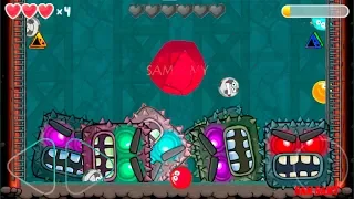 CAVE BOSS STRIKE RED BALL 4 LEARN COLORS LEVEL 75 (ios/android)