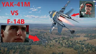War Thunder - Yak-41M Evades missiles and forces an F-14B to overshoot! (Featuring Rita!)
