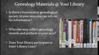 Genealogy Basics for Library Staff