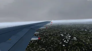 P3D - Manchester Airport | EGCC Arrival 23R | PSX View