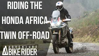 Riding the Honda Africa Twin Off-Road at the Honda Adventure Centre