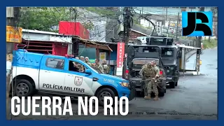 Polícia tenta conter guerra entre traficantes de facção criminosa e milicianos na zona oeste do Rio