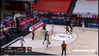 AX Armani Exchange Milan-Real Madrid 73-78: Rudy Fernandez (16 points)