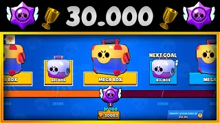 Πήγαμε 30.000 Κύπελλα!!! Trophy Road 30k!! Brawl Stars