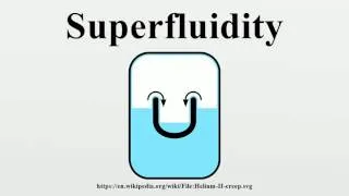 Superfluidity