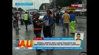 MMDA, sinita ang ilang pasaway na motorista sa paligid ng Batasan Complex