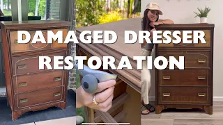 Damaged Dresser Restoration