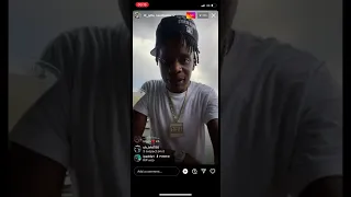 (HRB)Lil dotz  disses Gucci(ssk) on ig live and pays homage to Woo(HRB)