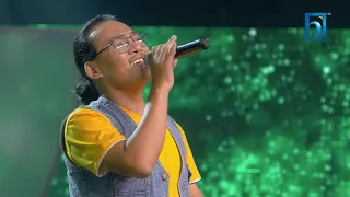 Mahesh Kumar Sunuwar "Halla Chalechha..." The Voice of Nepal Season 4 - 2022