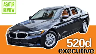 🇩🇪 Обзор BMW 520d G30 Executive Sophisto Grey / Cognac / БМВ 520д Экзекутив Софисто / Коньяк 2021