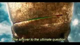 The Hitchhiker's Guide to the Galaxy-THE ULTIMATE QUESTION