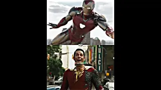 Iron Man vs Shazam #marvel #dc #shorts #shortvideo
