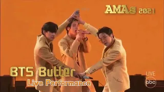BTS (방탄소년단) 2021 AMAs Butter Live Performance (American Music Awards)