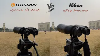 Celestron UpClose 10X50 VS NIKON 16X50 Binoculars