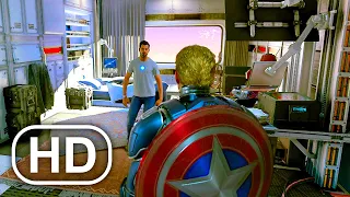 Avengers Reaction To Iron Man's Room Scene 4K ULTRA HD - Marvel's Avengers