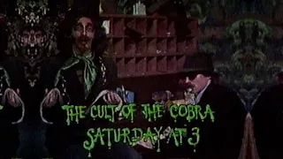 WFLD Channel 32 - Son of Svengoolie - "The Cult of the Cobra" (Promo, 1983) 🐍