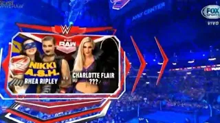 Nikki A.S.H & Rhea Ripley vs Charlotte Flair & Nia Jax - WWE Raw 16/08/21 en Español