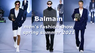 Balmain men's fashion show spring summer 2021