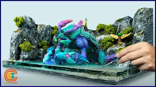 Making Rift Herald - League of Legends Diorama / Polymer Clay / Resin Art