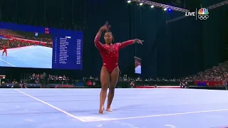 Jordan Chiles Floor 2021 Olympic Trials Day 2