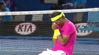 Guts and Glory! Nadal pulls out a courageous win - Australian Open 2015