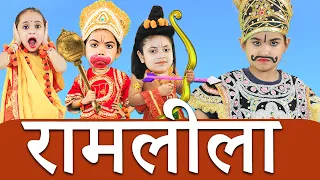 DIY RAVAN PUTLA - Kids Pretend Play RAM LEELA In Dussehra Festival | ToyStars