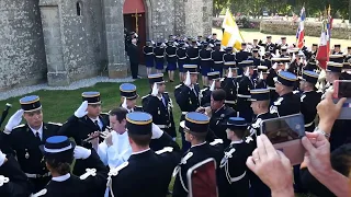 Haie d'honneur - ESOG - école de gendarmerie châteaulin