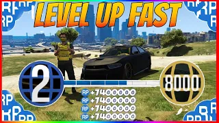 *SOLO* INSANE THIS IS NOW THE FASTEST WAY TO LEVEL UP IN GTA 5 ONLINE (LEVEL IN A DAY) RP METHOD