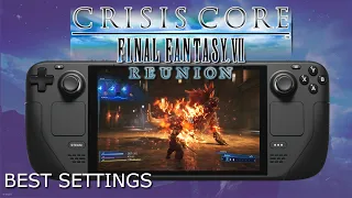 Crisis Core: Final Fantasy VII - Steam Deck Gameplay - Best Settings