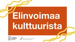 Mitä on kulttuurihyvinvointi?