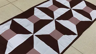 Wonderful 3D effect carpet, and super easy to make. Come learn with step by step. 🤩