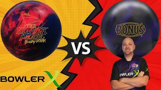Radical Bonus vs Lane Masters Black Pearl Bloody Ocean Bowling Ball | Comparison with Commentary