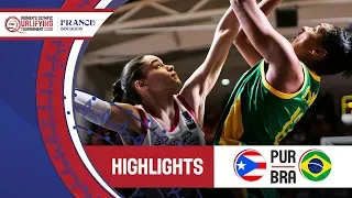 Puerto Rico v Brazil - Highlights - FIBA Women's Olympic Qualifying Tournament 2020