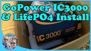 Go Power IC3000 Install & DiY 12v 300ah LifePO4 Battery Install - Step By Step