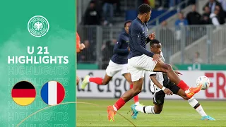 Gouiri goal seals defeat | Germany vs. France 0-1 | Highlights | U 21 Friendly