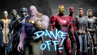 AVENGERS vs. THANOS | Infinity War DANCE-OFF!