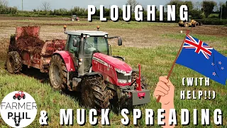 UNLEASHING NEW ZEALAND MANPOWER | HELP ARRIVES FOR PLOUGHING & MUCK SPREADING IN TOUGH CONDITIONS!