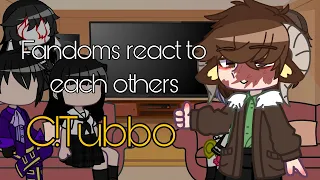 Fandoms react to each others || 2/6 || C!Tubbo || Dream SMP || gcrv